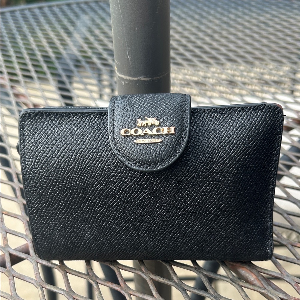 Coach Black Leather Wallet